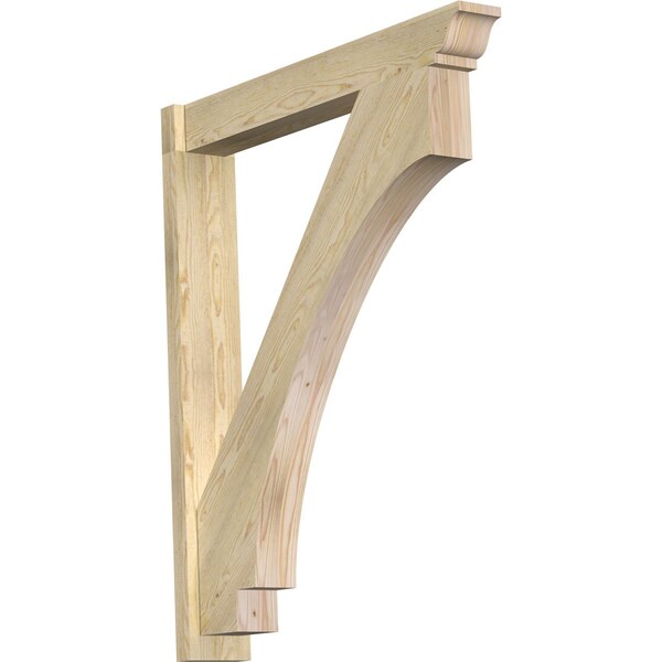 Ekena Millwork Imperial Traditional Rough Sawn Outlooker, Douglas Fir, 6"W x 38"D x 46"H OUT06X38X46IMP01RDF - main
